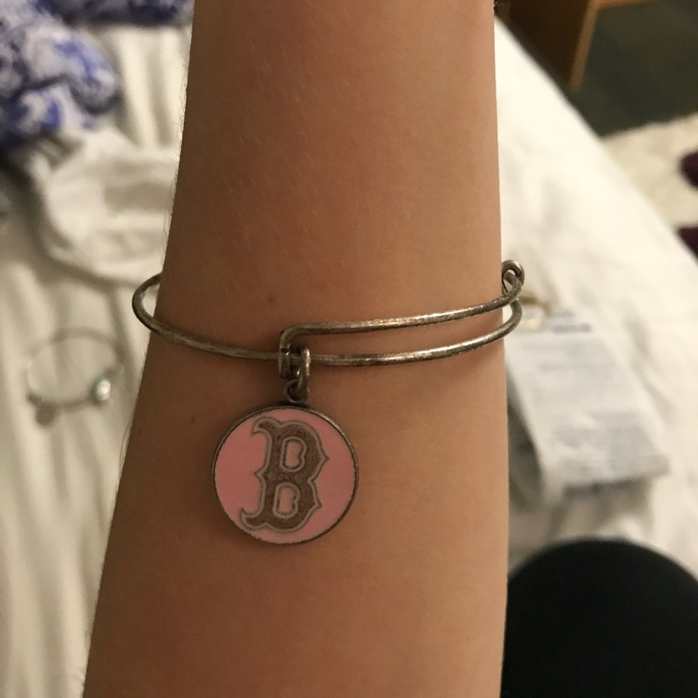 Pink Red Sox Alex & Ani bracelet